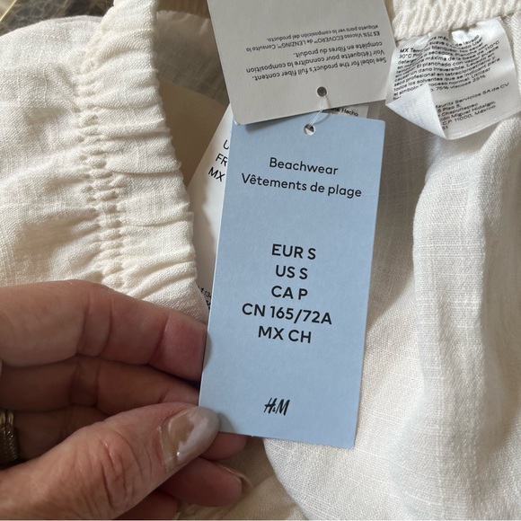 NWT Cream Cotton Eyelet Embroidered Top & Shorts Bundle Matching Set size small - Picture 8 of 13